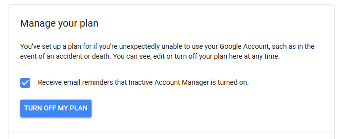 1607480320 63 Comment activer le gestionnaire de compte Google inactif