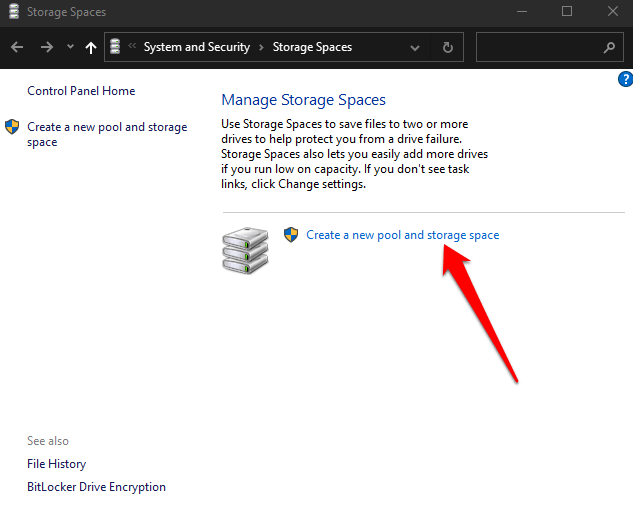 1607495865 637 Comment utiliser les espaces de stockage sur Windows 10 pour