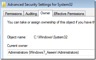 impossible de supprimer les fichiers windows 7