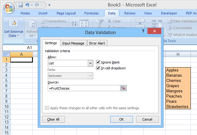 1607623159 506 Utiliser les noms de plage dynamique dans Excel pour les