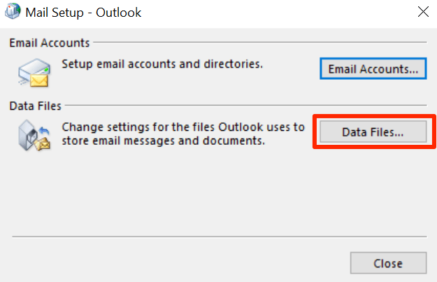 1607751558 774 Impossible dacceder au fichier de donnees Outlook 4 correctifs a