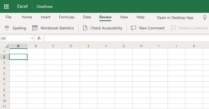 1607803925 905 Differences entre Microsoft Excel Online et Excel pour ordinateur de