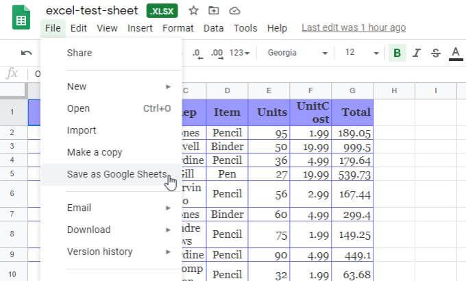 1607888358 643 4 facons de convertir Excel en Google Sheets