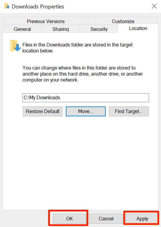 1607891083 44 Comment changer lemplacement de telechargement par defaut dans Windows 10