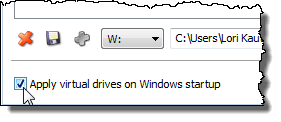 Application de séchage virtuel au démarrage de Windows