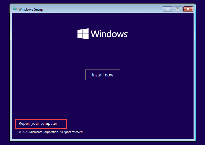 1608126358 475 Comment reparer un volume de demarrage non montable dans Windows