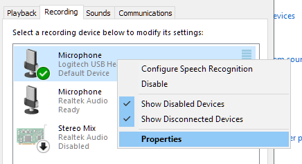1608130439 137 Comment reparer la sensibilite du micro dans Windows 10