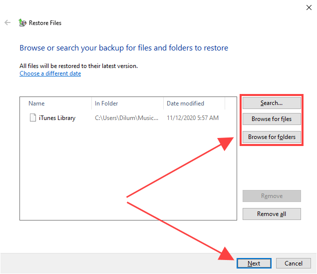 1608300377 670 Comment restaurer des fichiers supprimes dans Windows 10