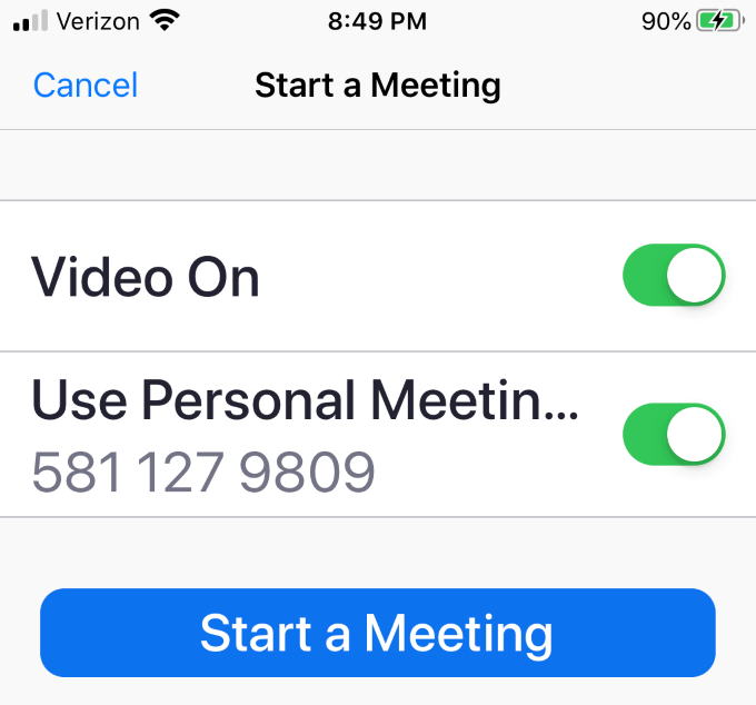 1608382476 41 Comment organiser une reunion Zoom Cloud sur un smartphone ou