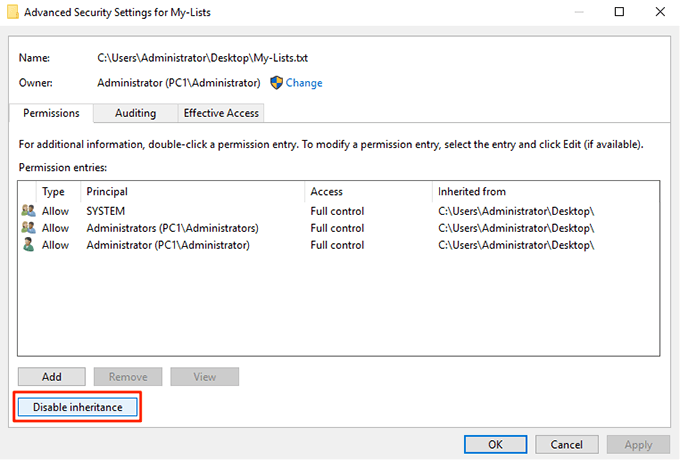 1608659412 466 Empecher les fichiers detre supprimes ou renommes dans Windows
