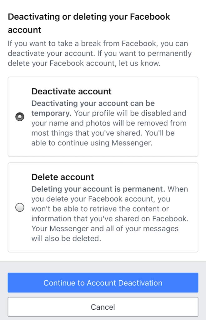 Comment désactiver Facebook Messenger