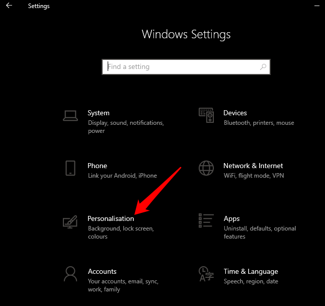 Comment changer larriere plan de votre bureau dans Windows 10