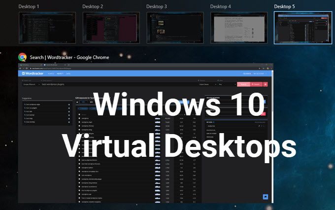 Comment configurer des bureaux virtuels dans Windows 10