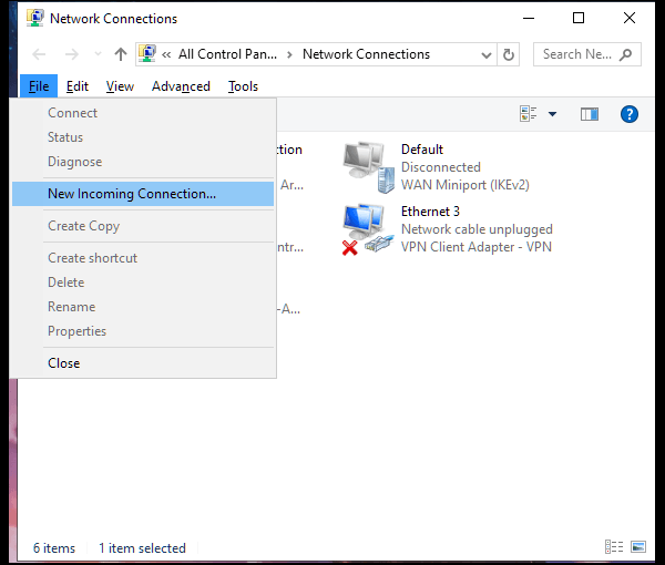 Comment configurer le service VPN integre de Windows 10