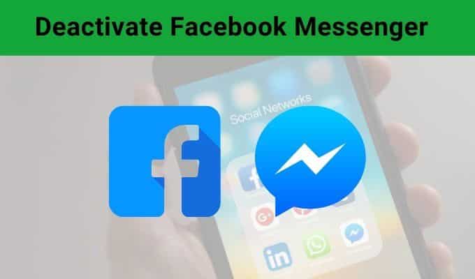 Comment desactiver Facebook Messenger