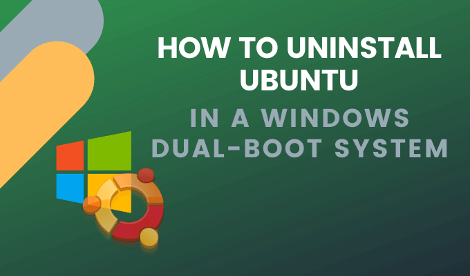 Comment desinstaller Ubuntu dans un systeme Windows 10 a double