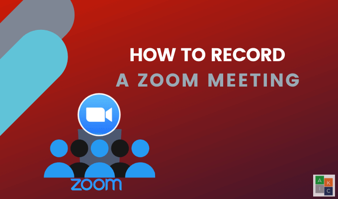 Comment enregistrer une reunion Zoom