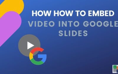 Comment integrer une video dans Google Slides