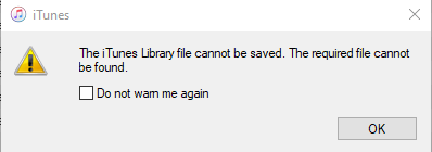 Comment reparer Le fichier de bibliotheque iTunes ne peut pas
