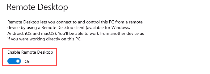 Comment utiliser le bureau a distance dans Windows 10