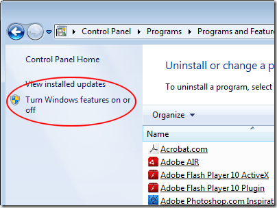 Comment activer ou désactiver les fonctionnalités Windows