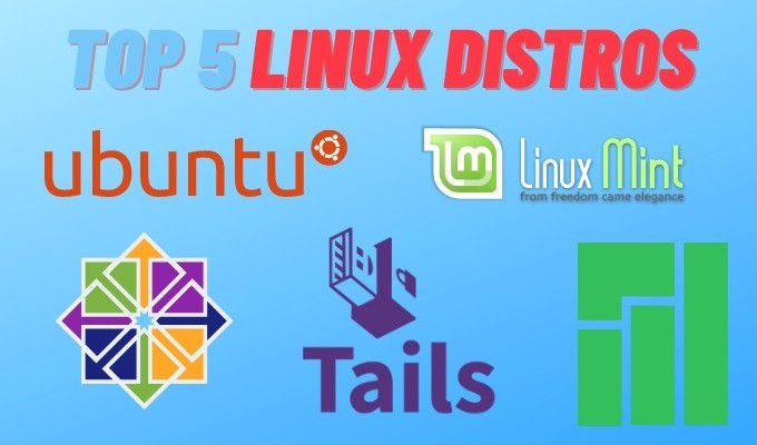 Les 5 meilleurs distributions Linux que vous devriez utiliser