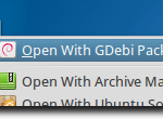 Open with GDebi
