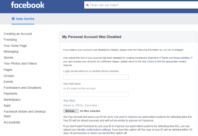 Que faire si vous etes bloque sur votre compte Facebook