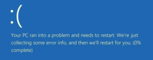 Comment réparer l'erreur "Votre PC a rencontré un problème et il doit redémarrer"